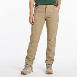 Title Nine Clamber Hiking Pants Recycled Women's 10 Tan EUC Gorpcore 32x29